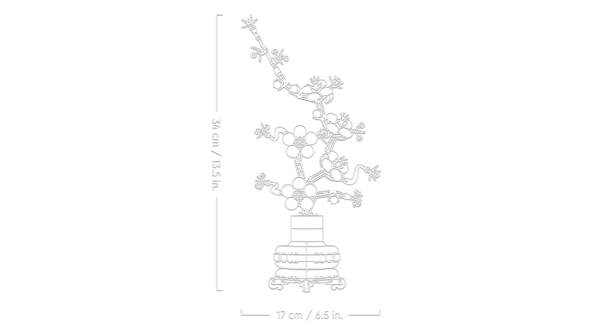 LEGO® Botanical Collection - 10369 Pflaumenblüte – Detailansicht 3