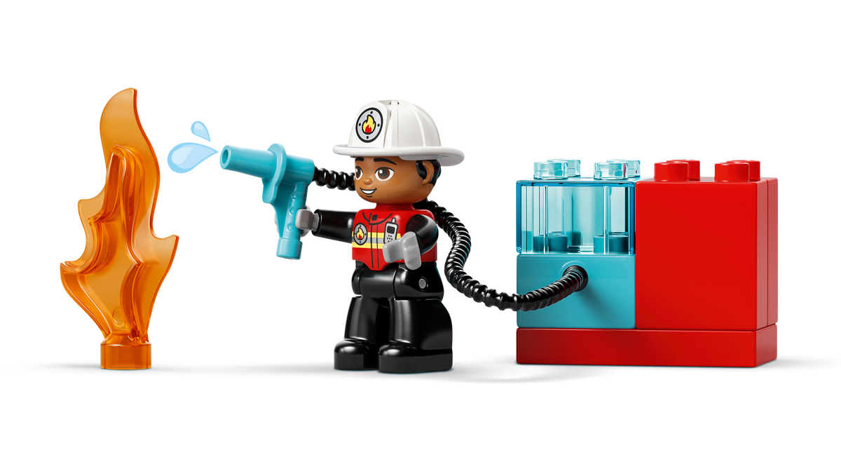 LEGO® Duplo 10473 Löschauto mit Schlauch und Feuerwehrmann – Detailansicht 1