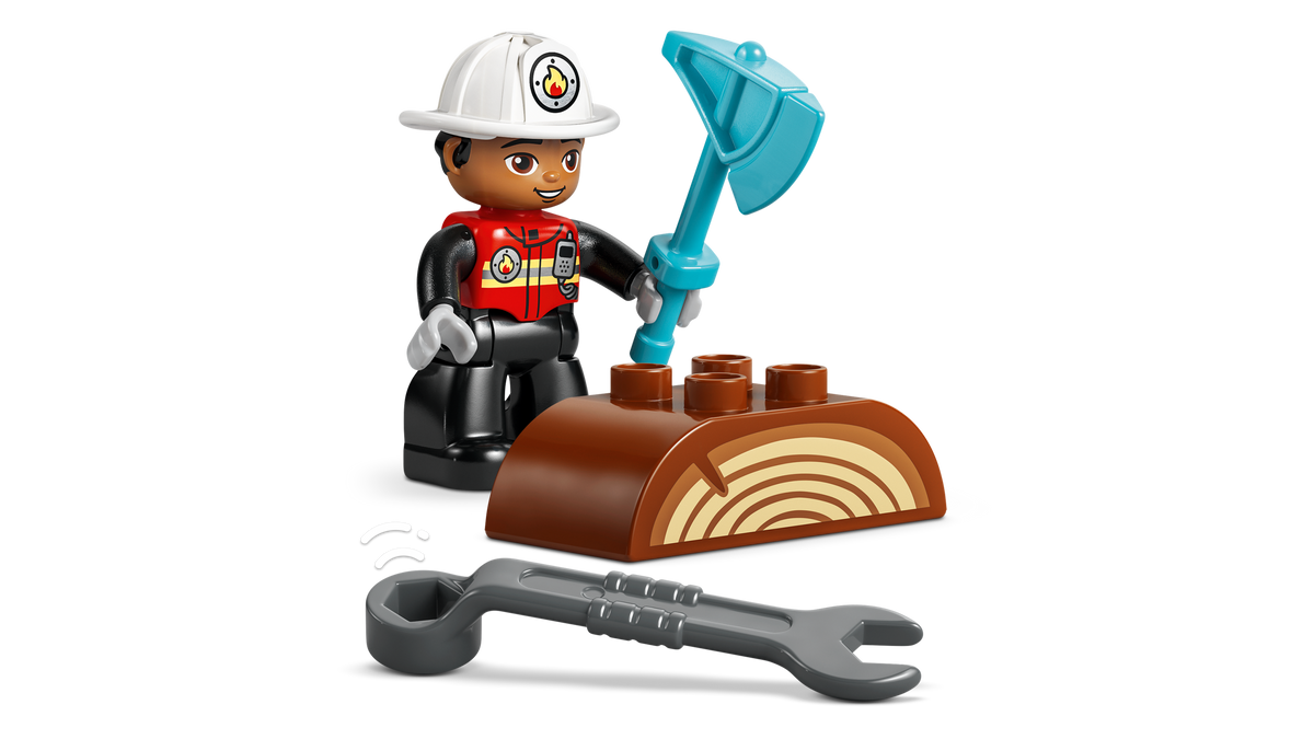 LEGO® Duplo 10473 Löschauto mit Schlauch und Feuerwehrmann – Detailansicht 3