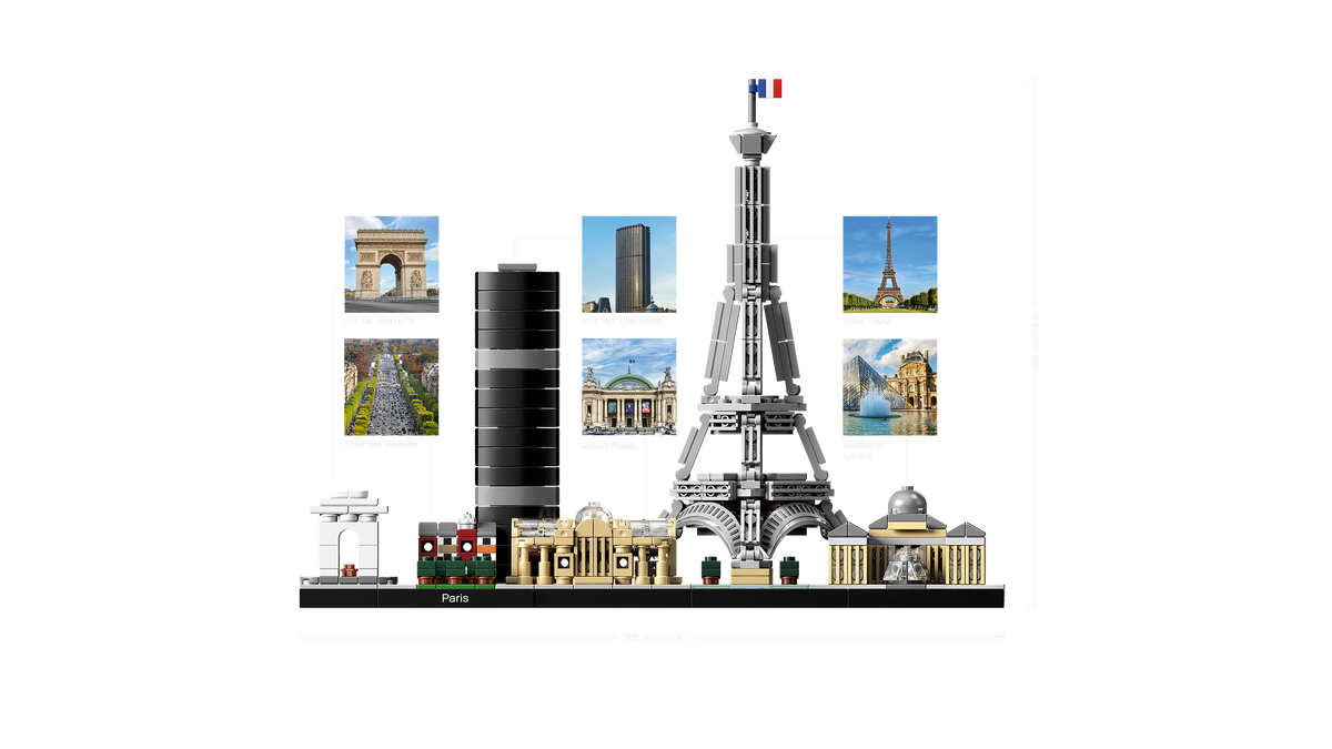 LEGO® Architecture 21044 Paris – Detailansicht
