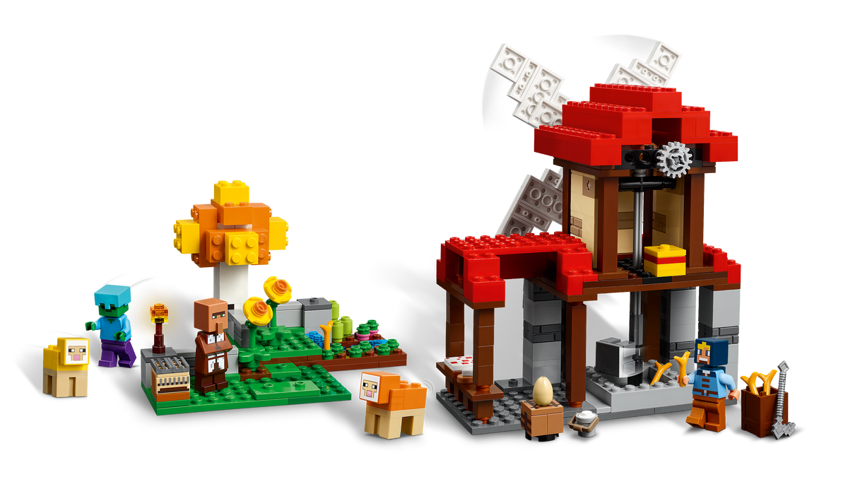 LEGO® Minecraft 21262 Die Windmühlenfarm – Detailansicht 1