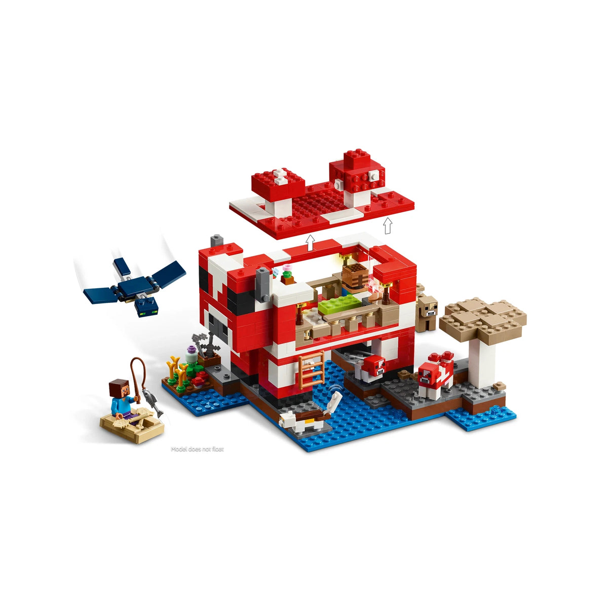 LEGO® Minecraft 21270 Das Pilzkuh-Haus – Ansicht 3