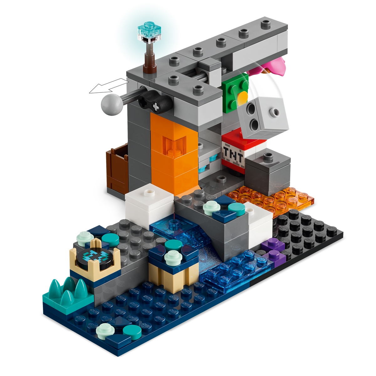 LEGO® Minecraft 21274 Begegnung mit dem Wächter – Detailansicht 2
