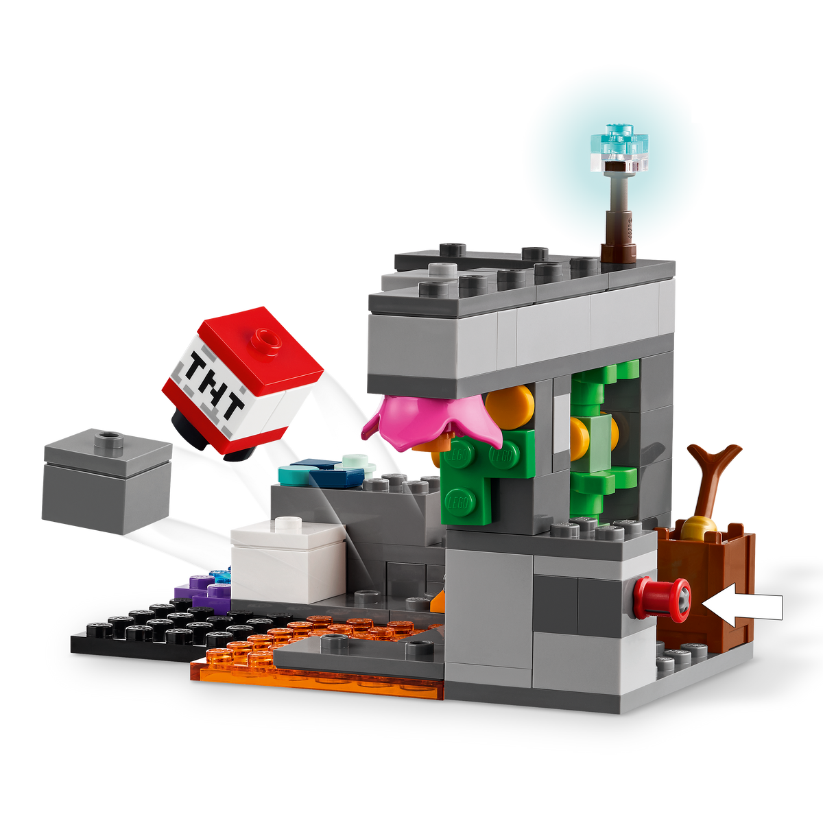 LEGO® Minecraft 21274 Begegnung mit dem Wächter – Detailansicht 3