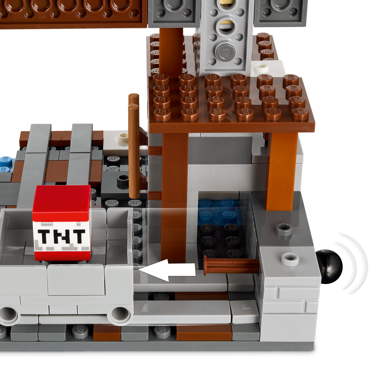 LEGO® Minecraft 21277 Die Spitzhackenmine – Detailansicht 2