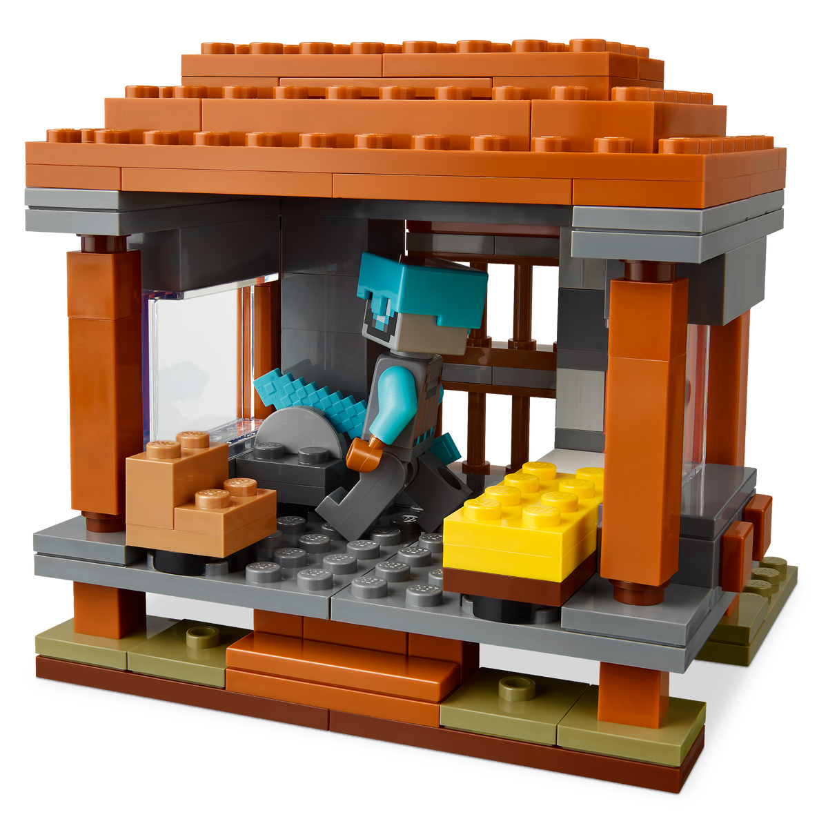 LEGO® Minecraft 21278 Ein Verwüster am Plünderer-Außenposten – Detailansicht 2