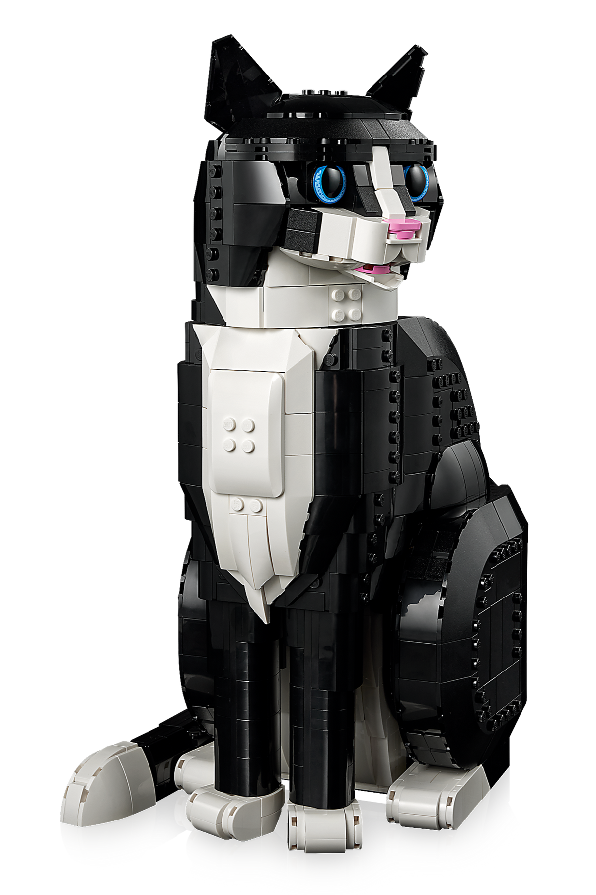 LEGO® Ideas 21349 Schwarz-weiße Katze – Detailansicht 2