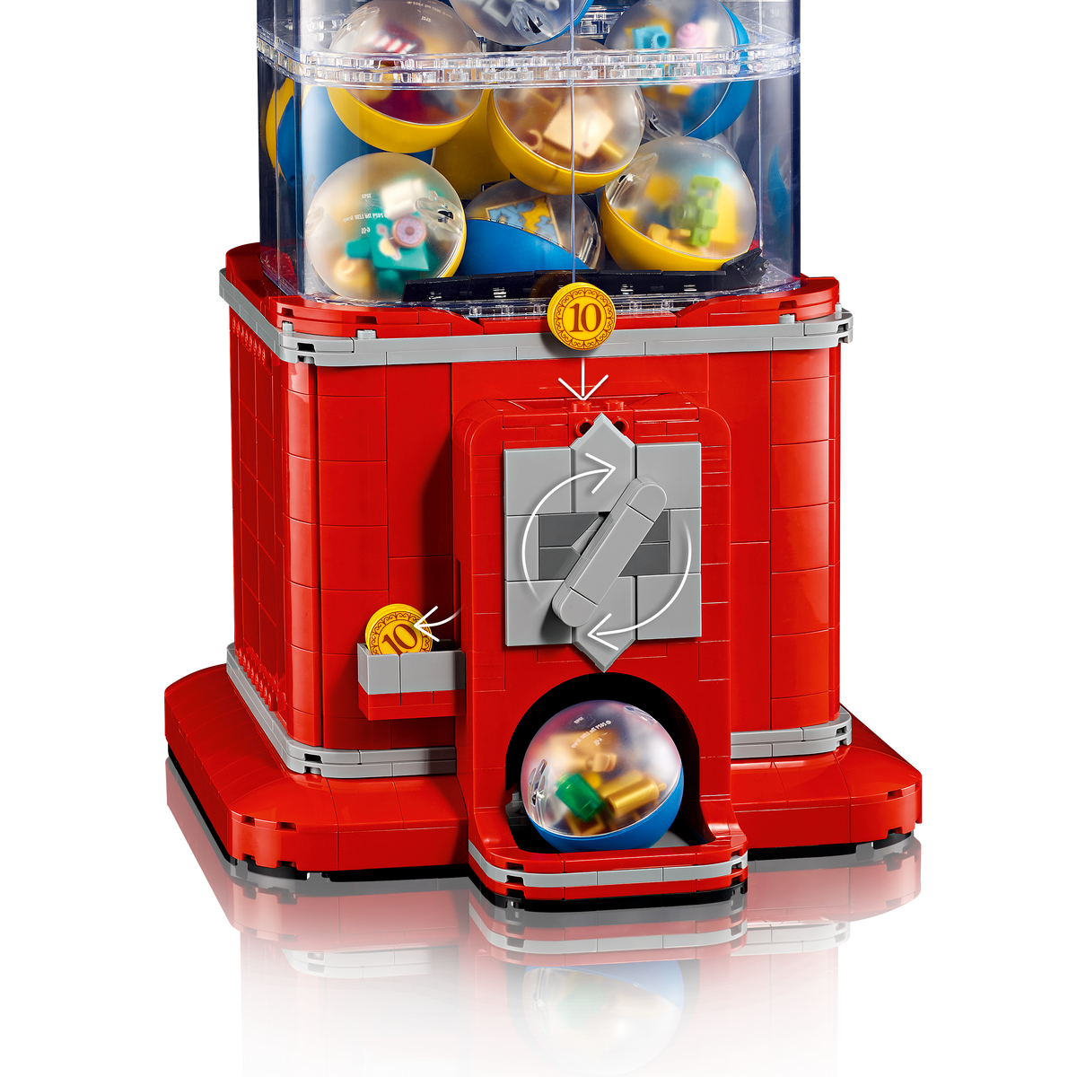 LEGO® Ideas 21358 Spielzeugautomat mit Minifiguren – Detailansicht 1