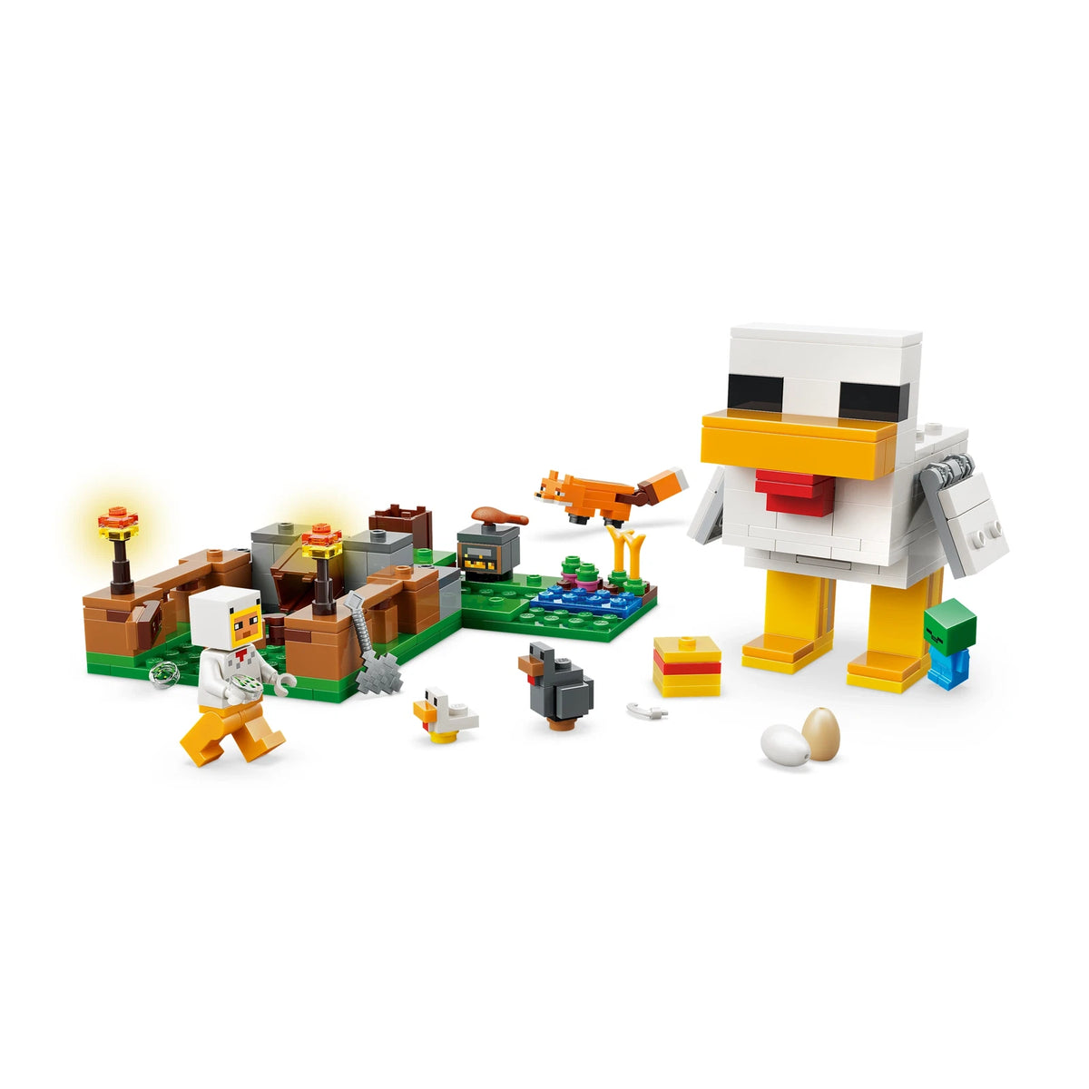 LEGO® Minecraft 21585 Hühnerfarm – Ansicht 4