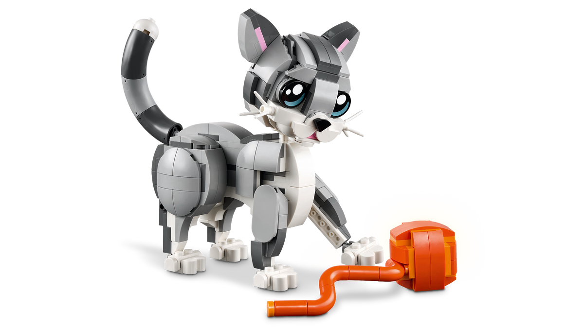LEGO® Creator 31163 Graue Katze – Detailansicht 2