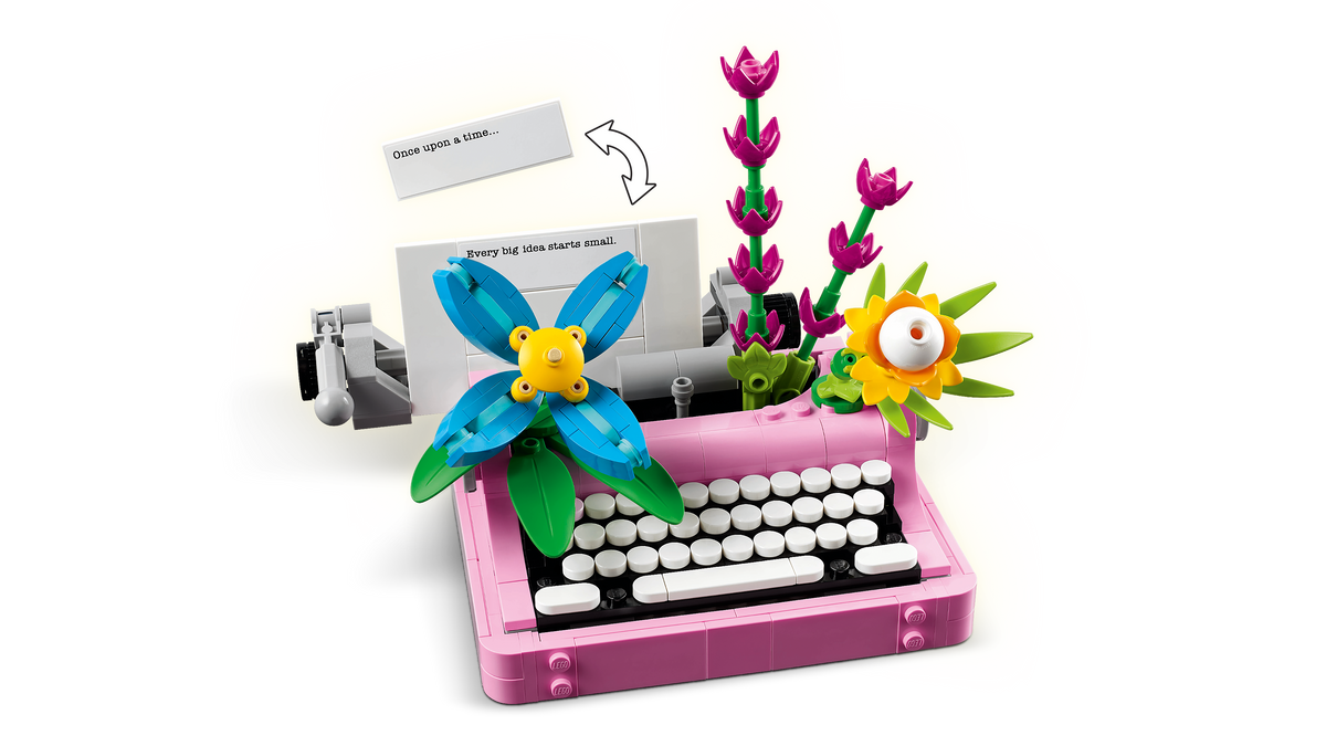 LEGO® Creator 31169 Schreibmaschine mit Blumen – Detailansicht 3
