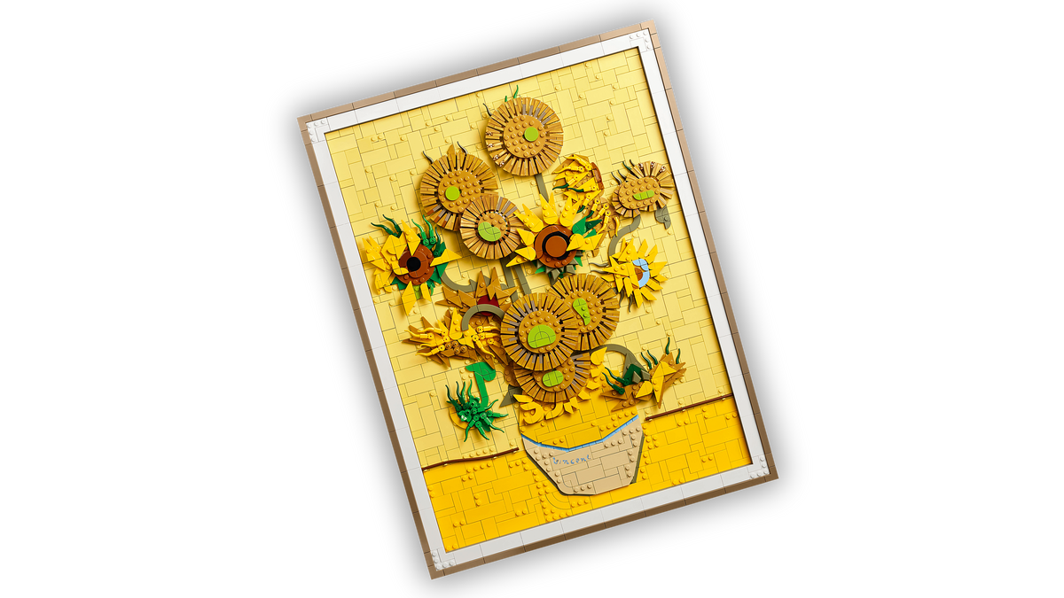LEGO® Art 31215 Vincent van Gogh – Sonnenblumen – Detailansicht 2