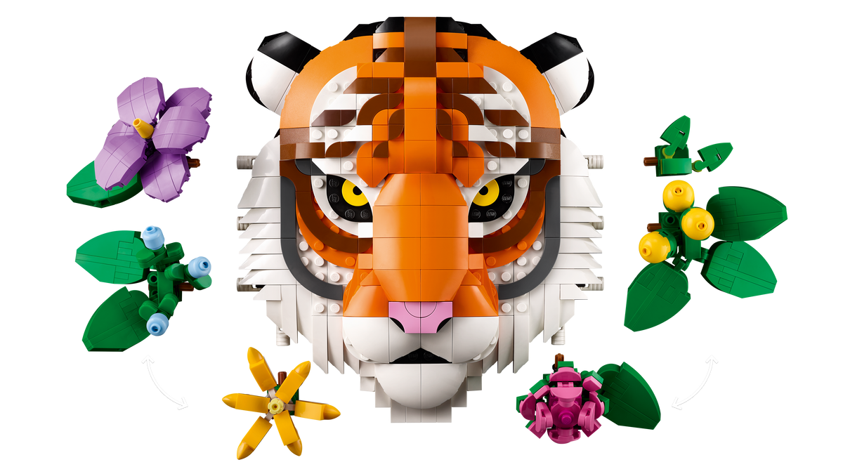 LEGO® Art 31217 Fauna Collection - Tiger – Detailansicht 3