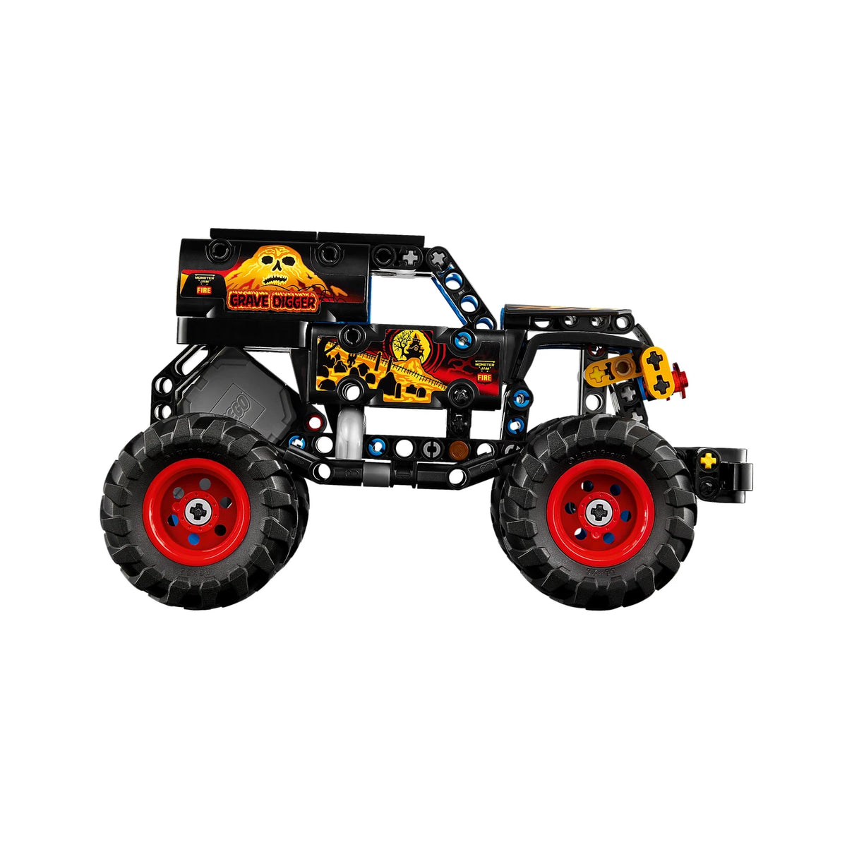 LEGO® Technic 42219 Monster Jam Grave Digger Feuer und Eis