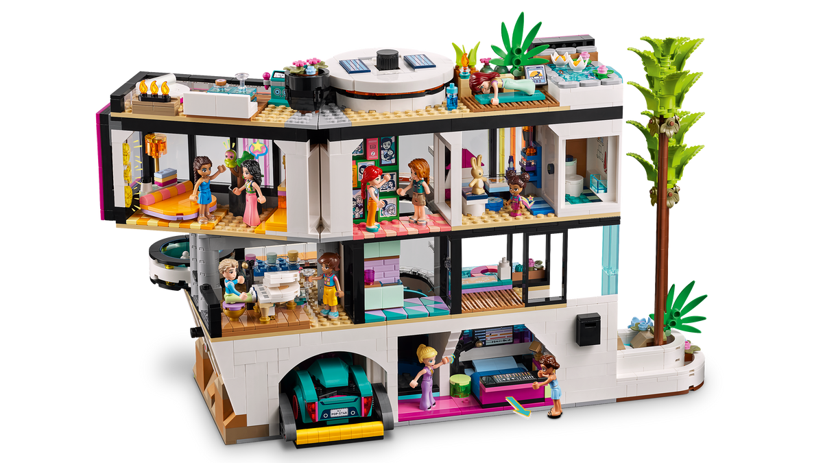LEGO® Friends 42639 Andreas moderne Villa – Detailansicht 2