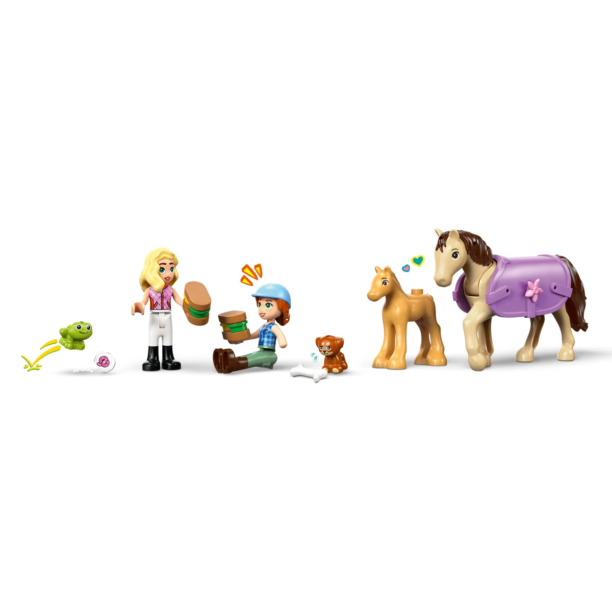 LEGO® Friends 42695 Pferd und Fohlen mit Pferdeanhänger – Ansicht 4