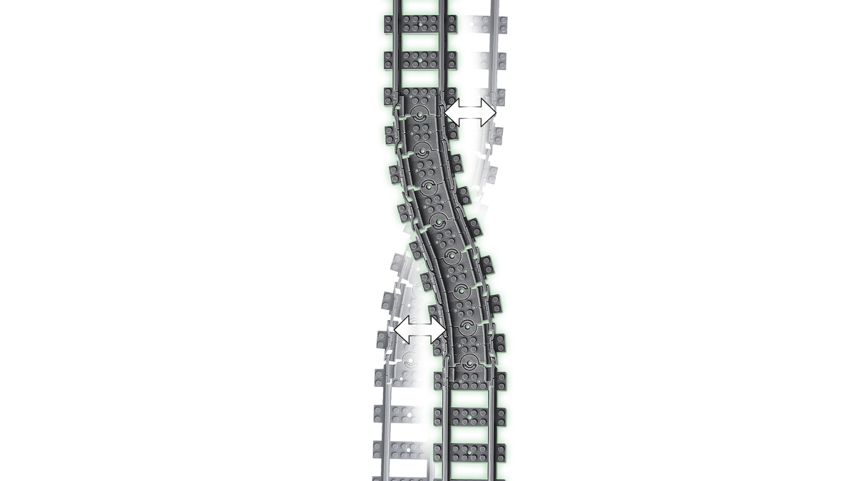 LEGO® City 60205 Schienen – Detailansicht 2