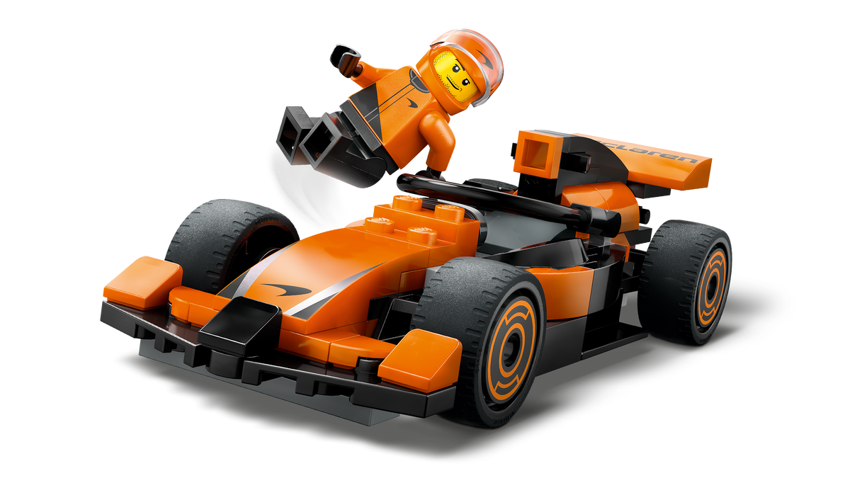 LEGO® City 60442 F1® Rennfahrer mit McLaren Rennauto – Detailansicht 2