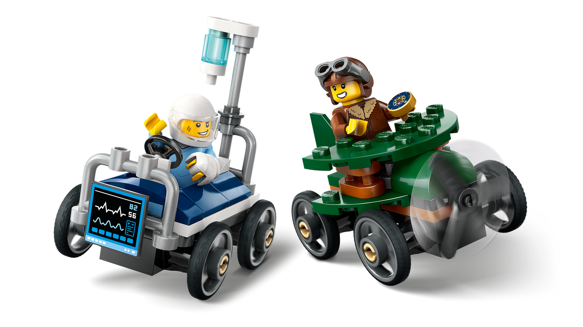 LEGO® City 60459 Flugzeug vs. Krankenhausbett – Detailansicht 1