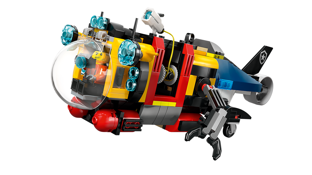 LEGO® City 60462 Kombinationsset mit Hubschrauber, Löschauto und U-Boot – Detailansicht 3