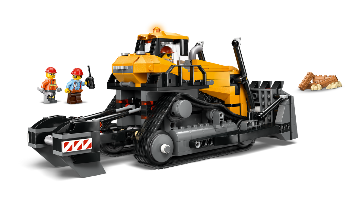 LEGO® City 60466 Gelber Bulldozer – Detailansicht 1