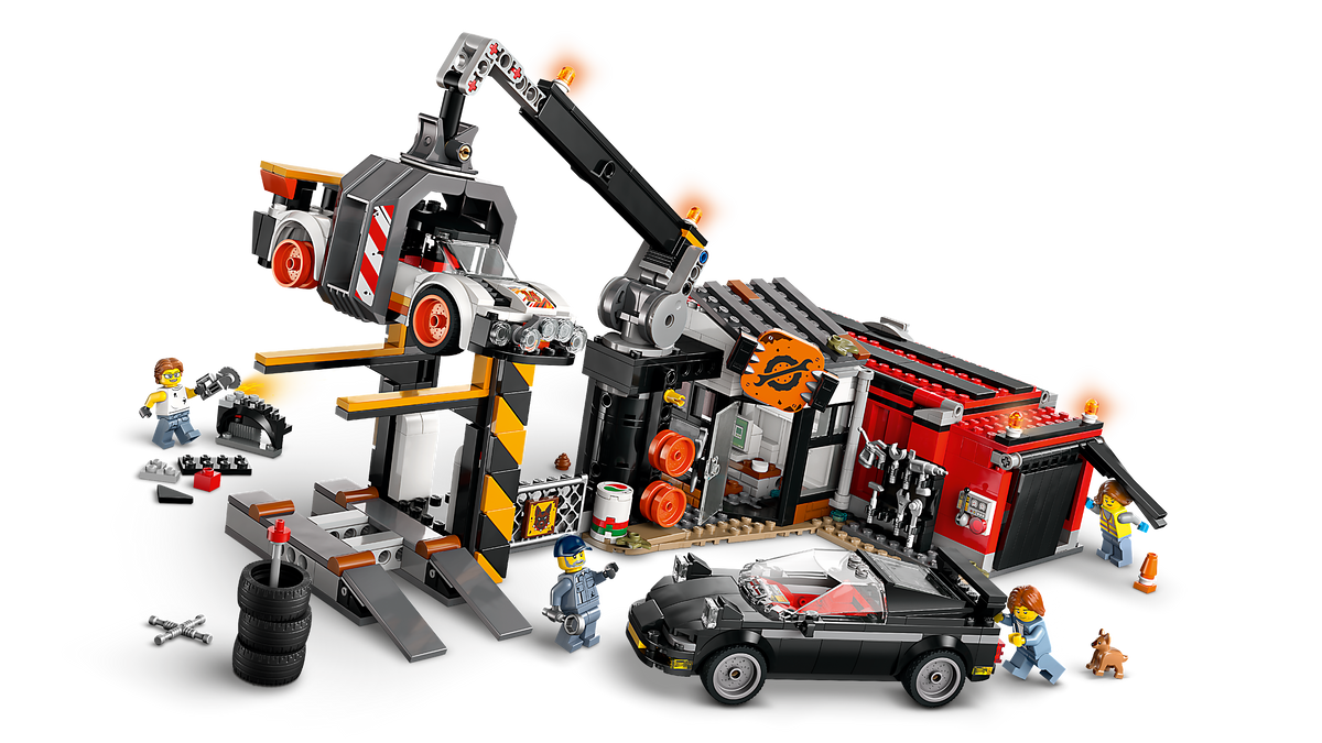 LEGO® City 60472 Schrottplatz mit Autos – Detailansicht 1