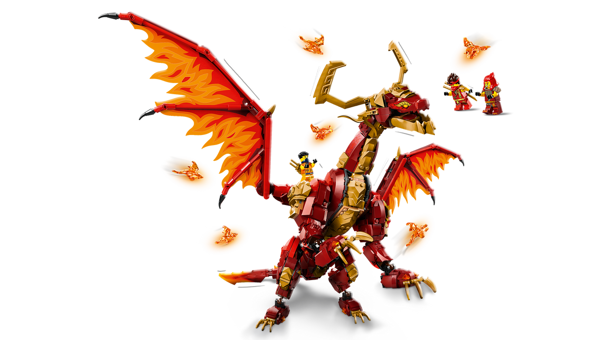 LEGO® Ninjago 71822 Quelldrache der Bewegung – Detailansicht 1