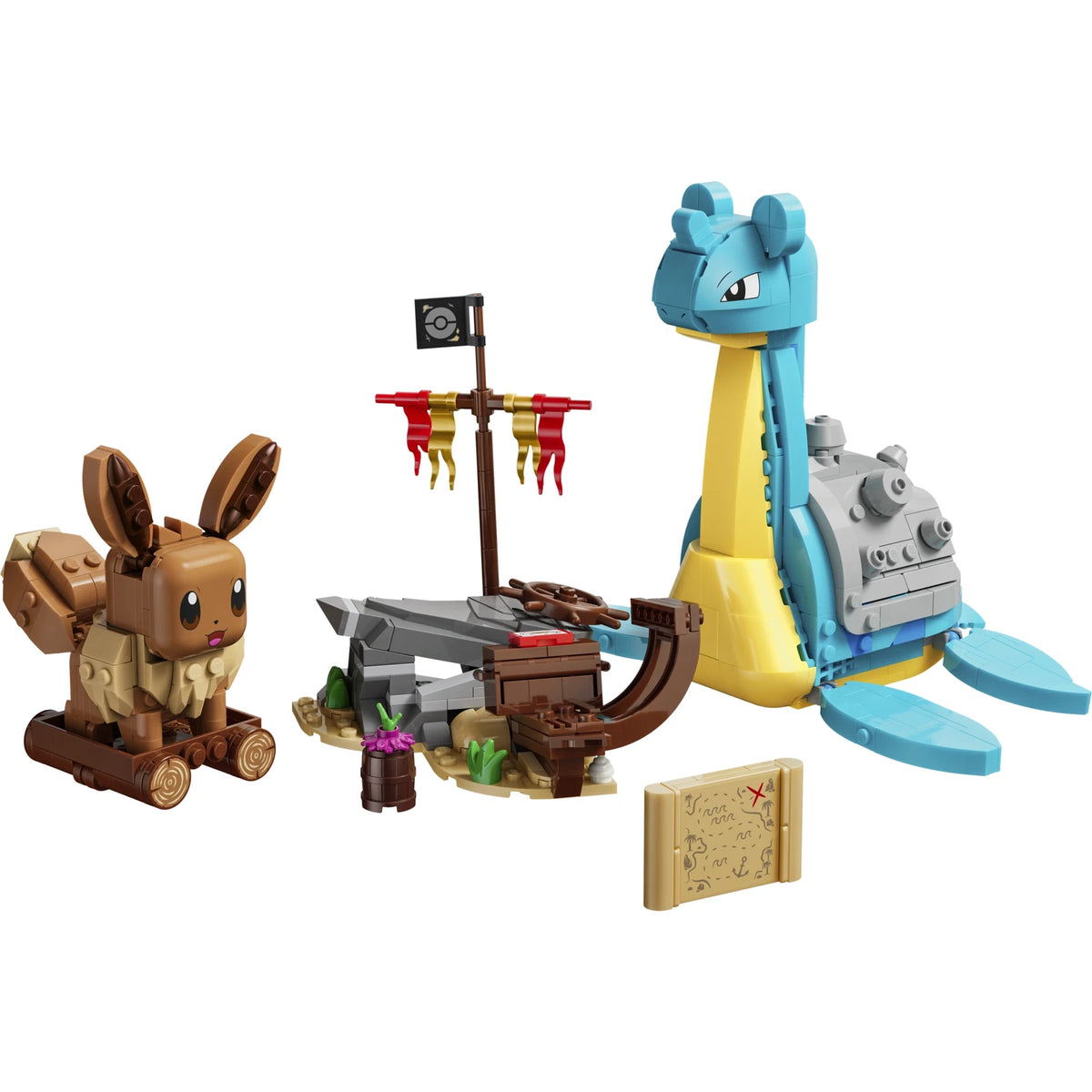 LEGO® Pokémon 72162 SMART Play™: Evoli und Lapras auf Schatzsuche