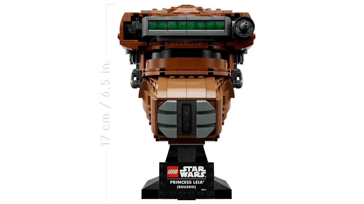 LEGO® Star Wars 75351 Princess Leia™ (Boushh™) Helm – Detailansicht 3