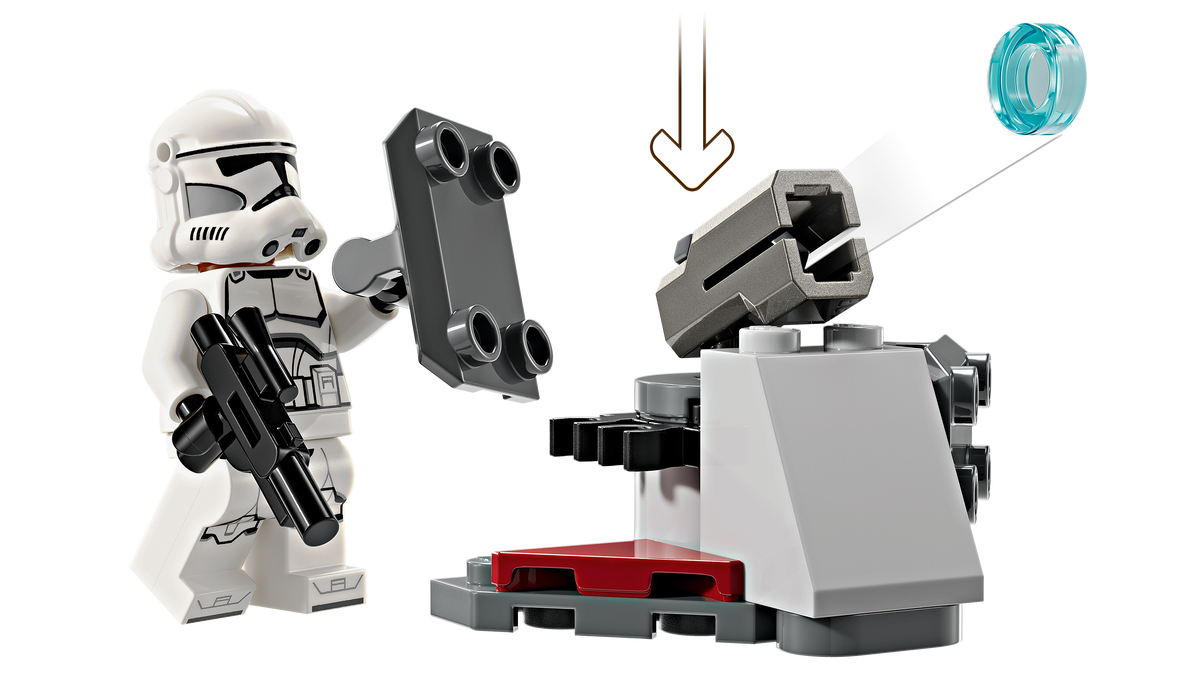 LEGO® Star Wars 75372 Clone Trooper™ & Battle Droid™ Battle Pack – Detailansicht