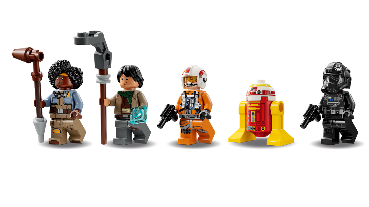 LEGO® Star Wars 75393 Mashup aus TIE Fighter & X-Wing – Minifiguren im Überblick