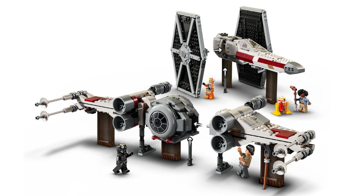 LEGO® Star Wars 75393 Mashup aus TIE Fighter & X-Wing – Detailansicht 2