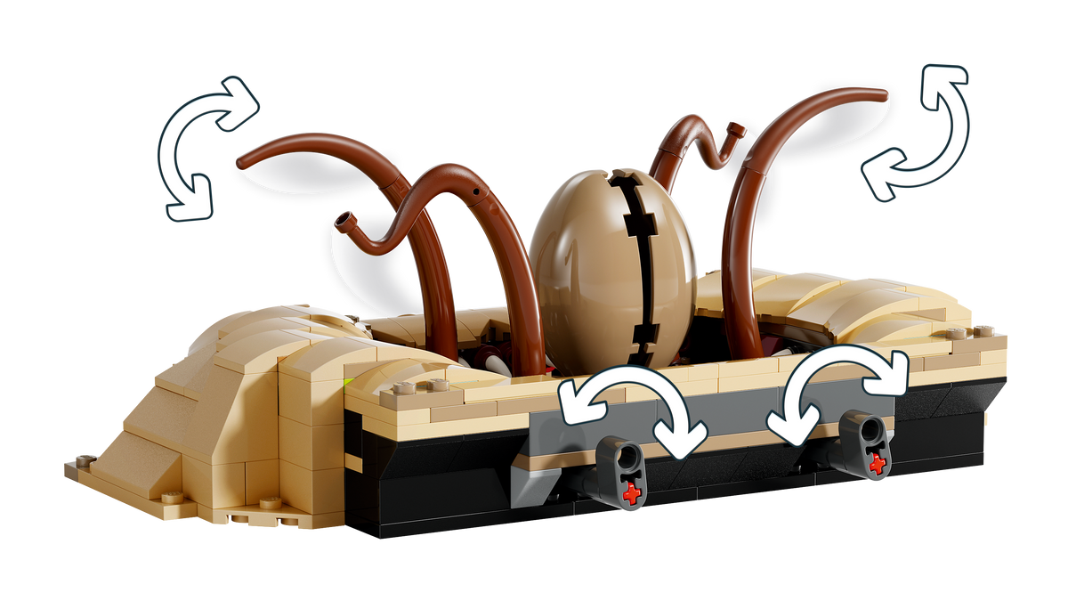 LEGO® Star Wars 75396 Wüsten-Skiff und Sarlacc-Grube – Detailansicht 2