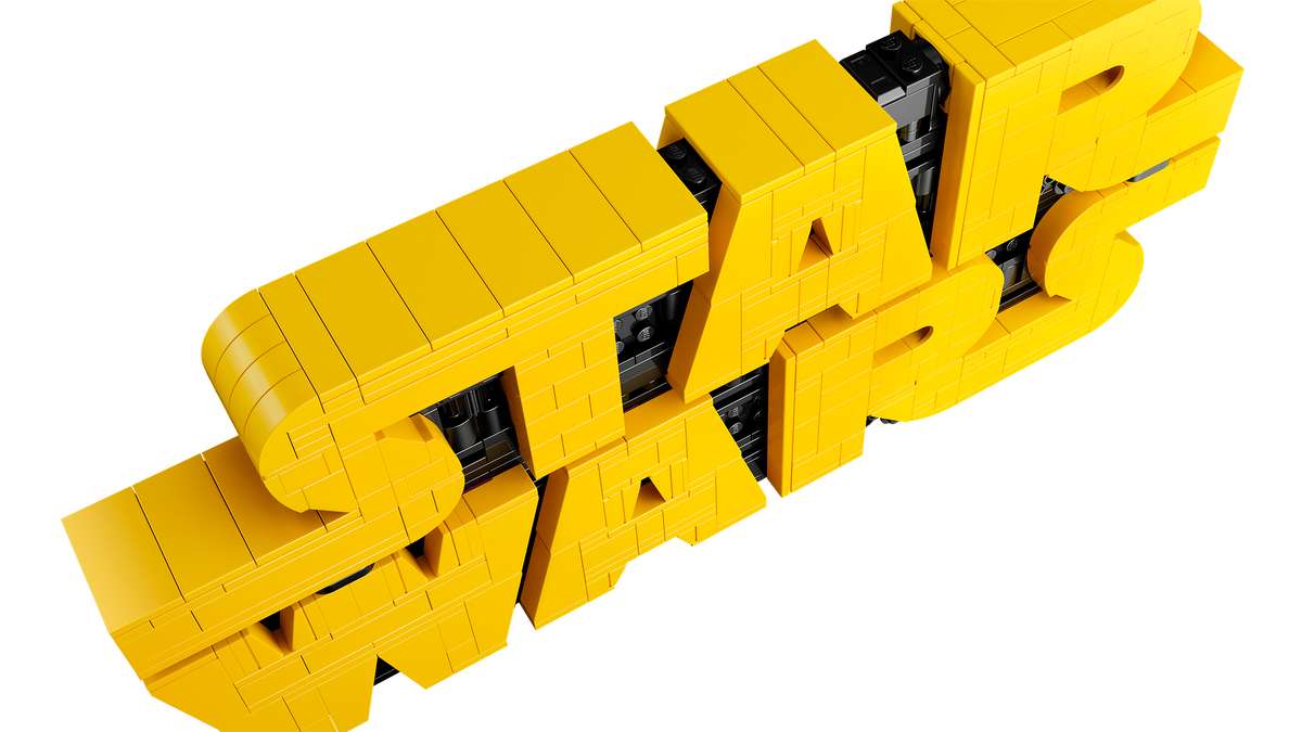 LEGO® Star Wars 75407 Star Wars™ Logo aus LEGO Steinen – Detailansicht 1