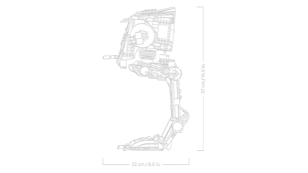 LEGO® Star Wars 75417 AT-ST™ Kampfläufer – Detailansicht 4