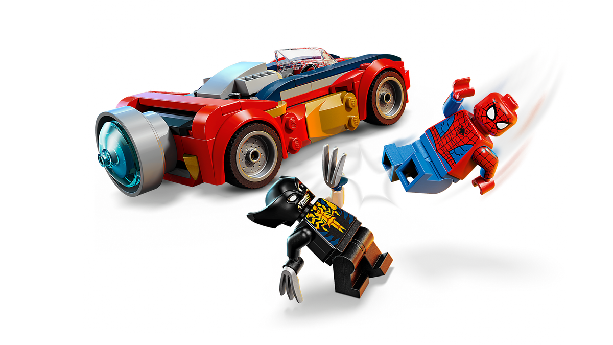 LEGO® Super Heroes 76336 Spider-Man Auto vs. Venomized Wolverine – Detailansicht 1