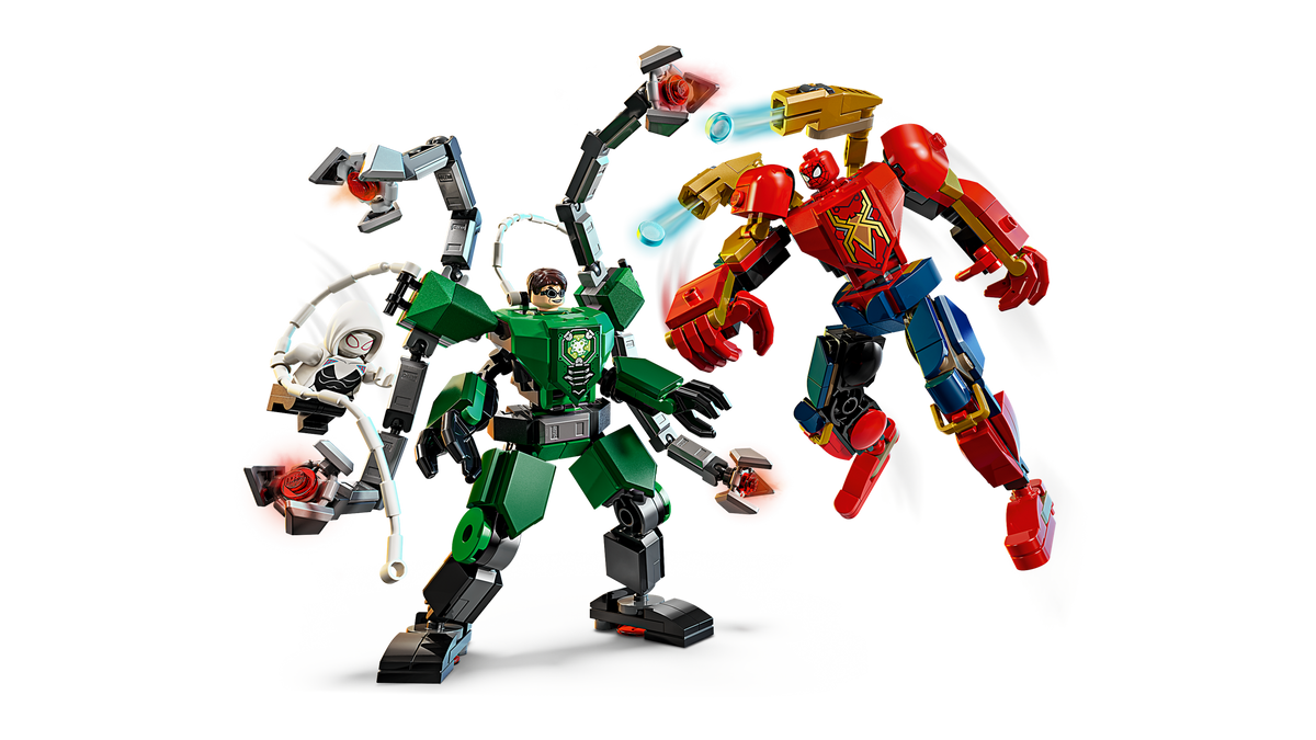 LEGO® Super Heroes 76338 Mech-Duell: Spider-Man vs. Doc Ock – Modell Hauptansicht