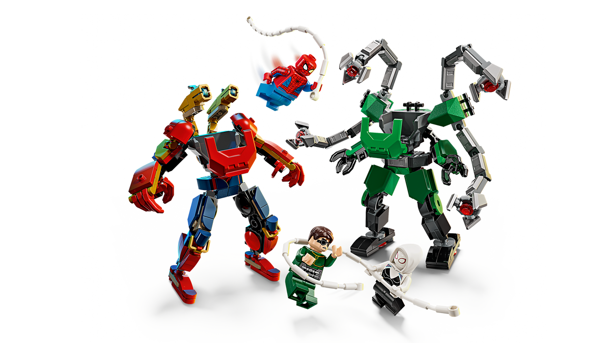LEGO® Super Heroes 76338 Mech-Duell: Spider-Man vs. Doc Ock – Detailansicht 1