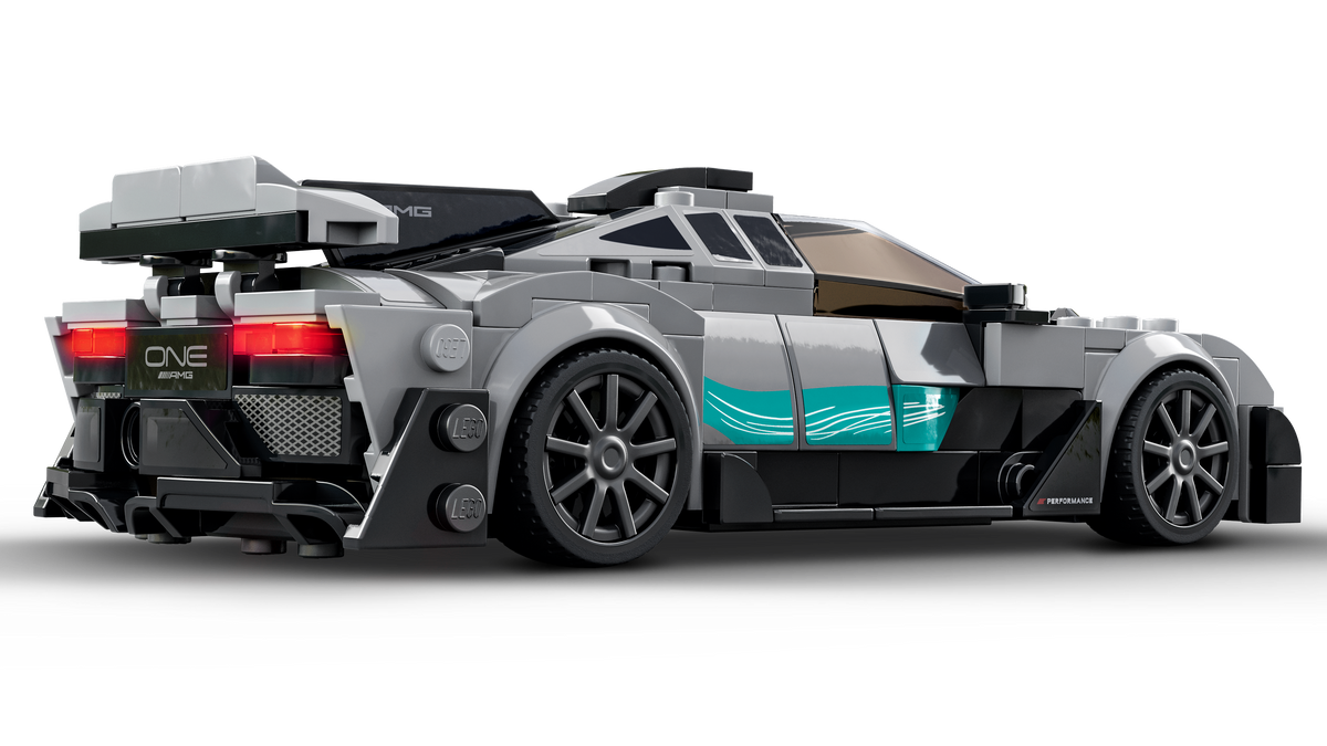 LEGO® Speed Champions 76909 Mercedes-AMG F1 W12 E Performance & Mercedes-AMG Project One – Detailansicht 2