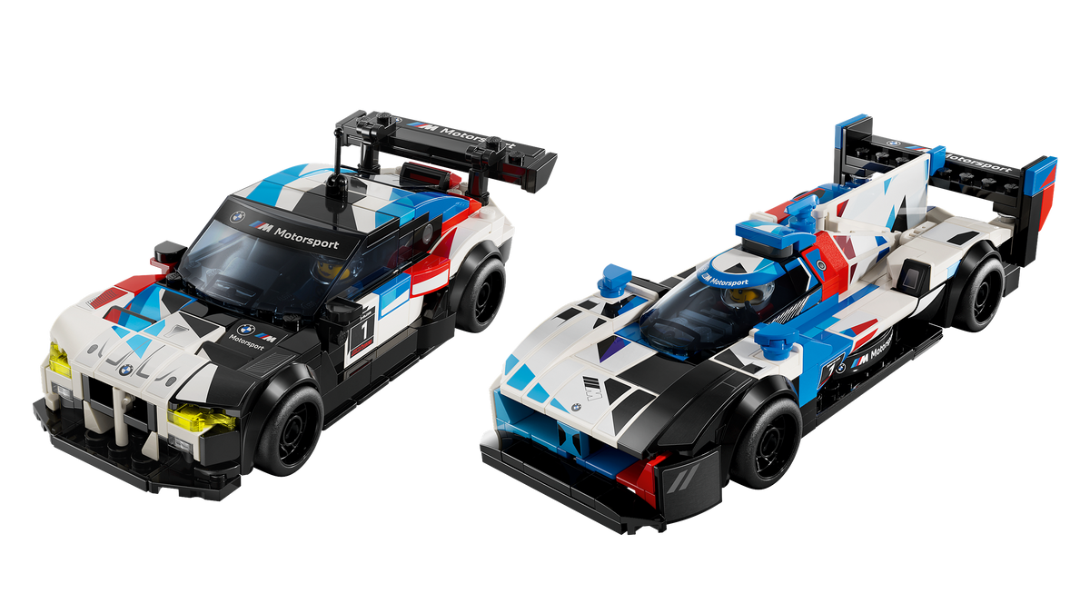 LEGO® Speed Champions 76922 BMW M4 GT3 & BMW M Hybrid V8 Rennwagen – Detailansicht 1