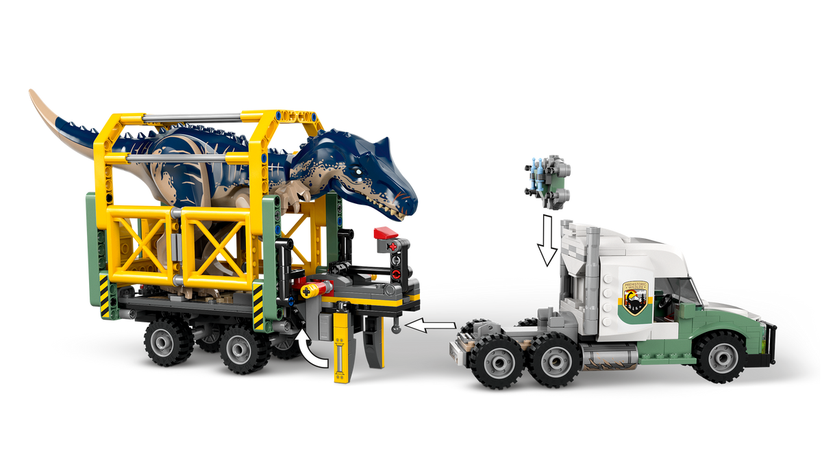 LEGO® Jurassic World 76966 Dinosaurier-Missionen: Allosaurus-Transporter – Detailansicht 3