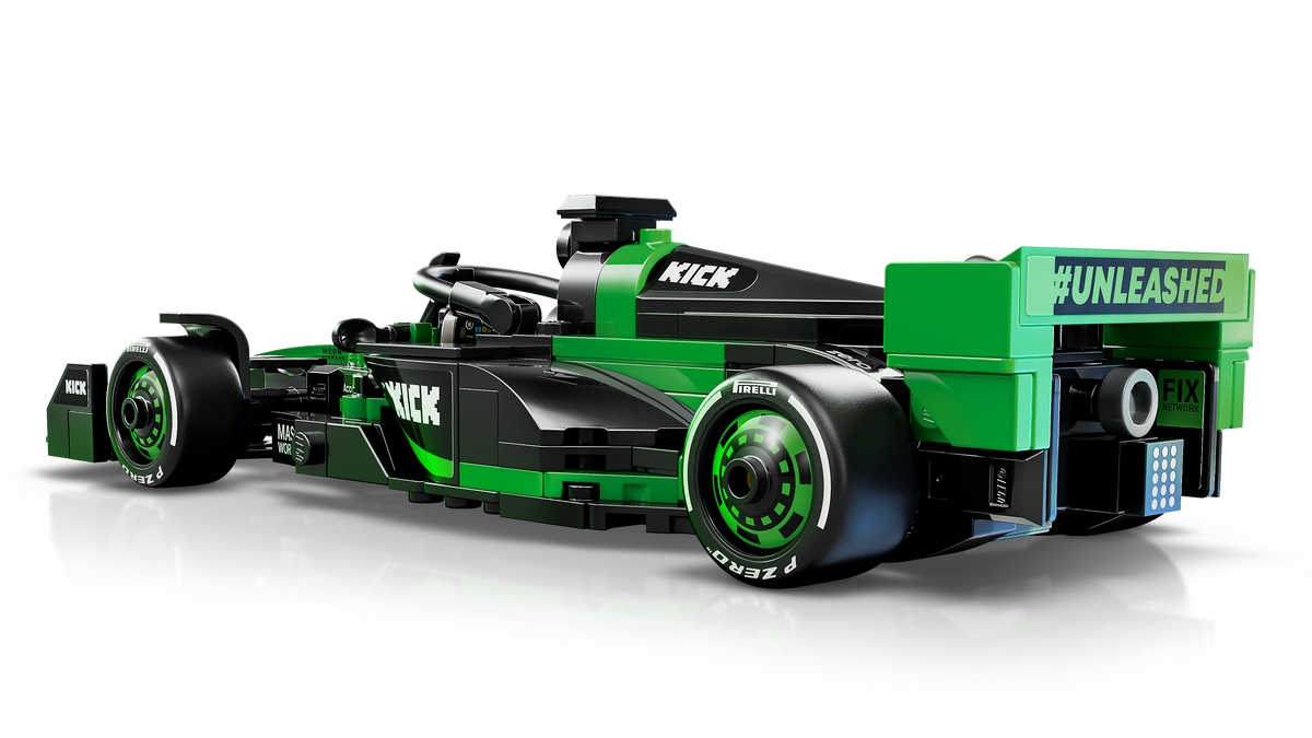 LEGO® Speed Champions 77247 KICK Sauber F1® Team C44 Rennauto – Detailansicht 2