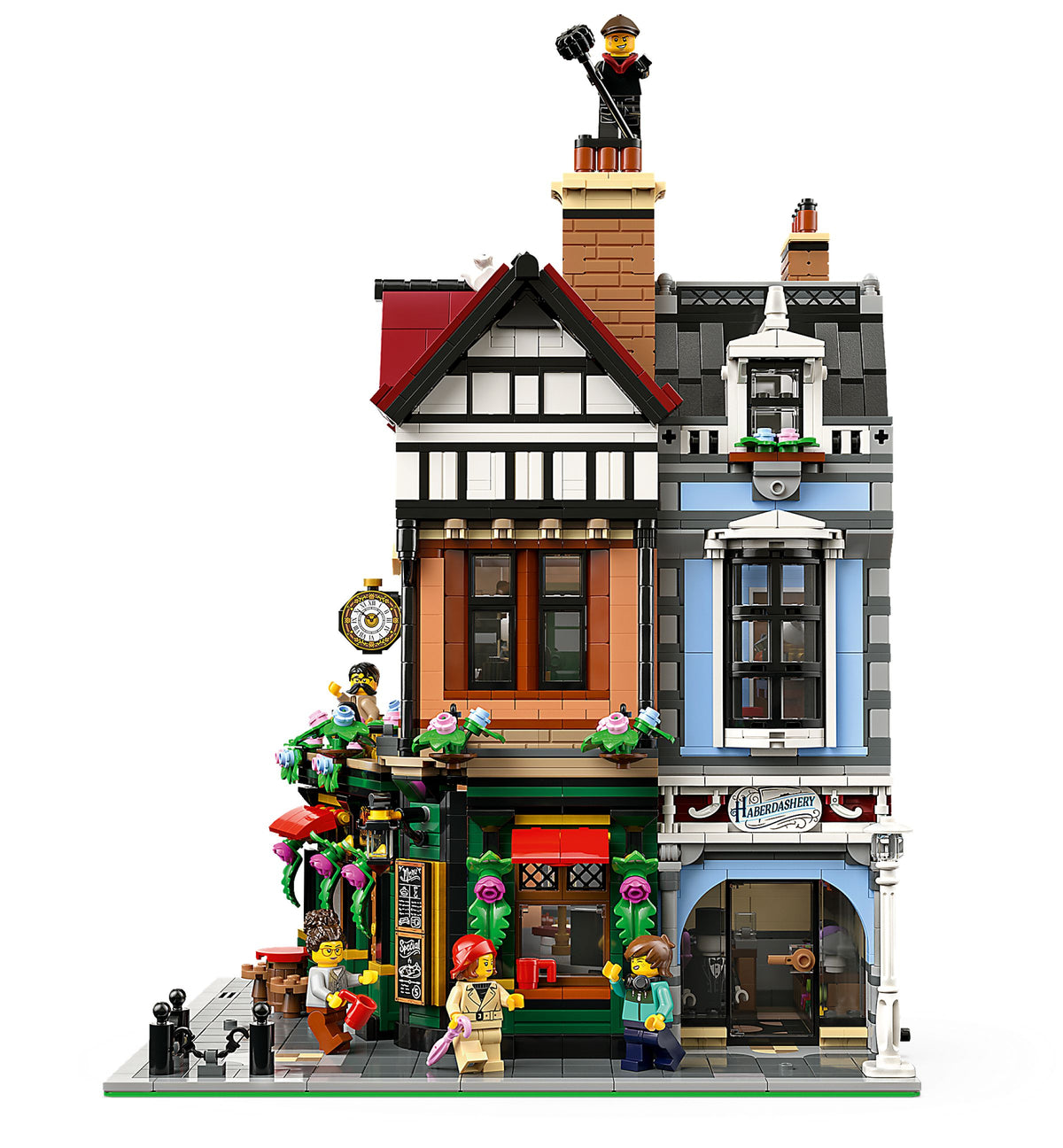 LEGO® Icons 10350 Eckhaus im Tudorstil – Detailansicht 1