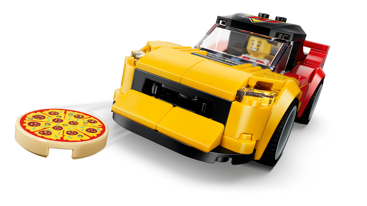 LEGO® City 60496 Pizza-Liefererlebnis mit Fahrzeugen – Detailansicht 4
