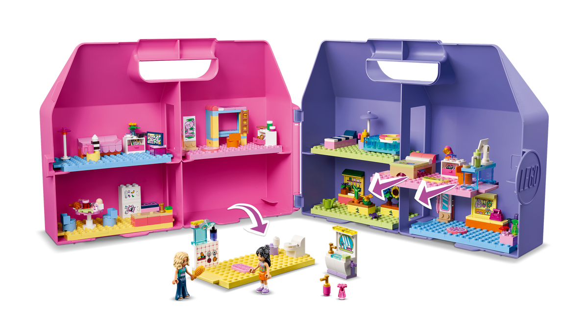LEGO® Friends 42697 Kreativer Puppenhauskoffer – Detailansicht 2