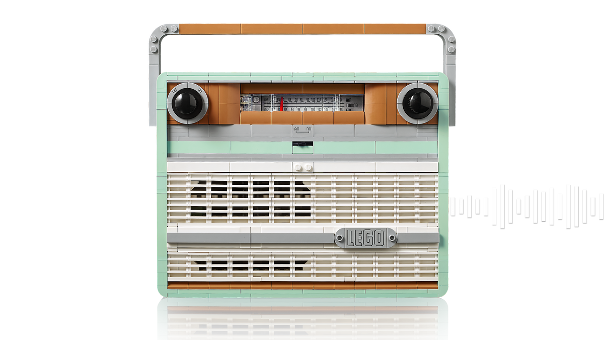LEGO® Icons 10334 Retro-Kofferradio – Detailansicht 2