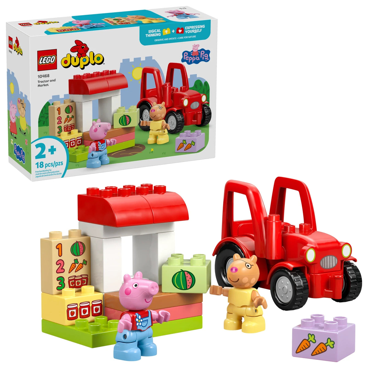 LEGO® Duplo 10468 Traktor und Marktstand – Ansicht 1