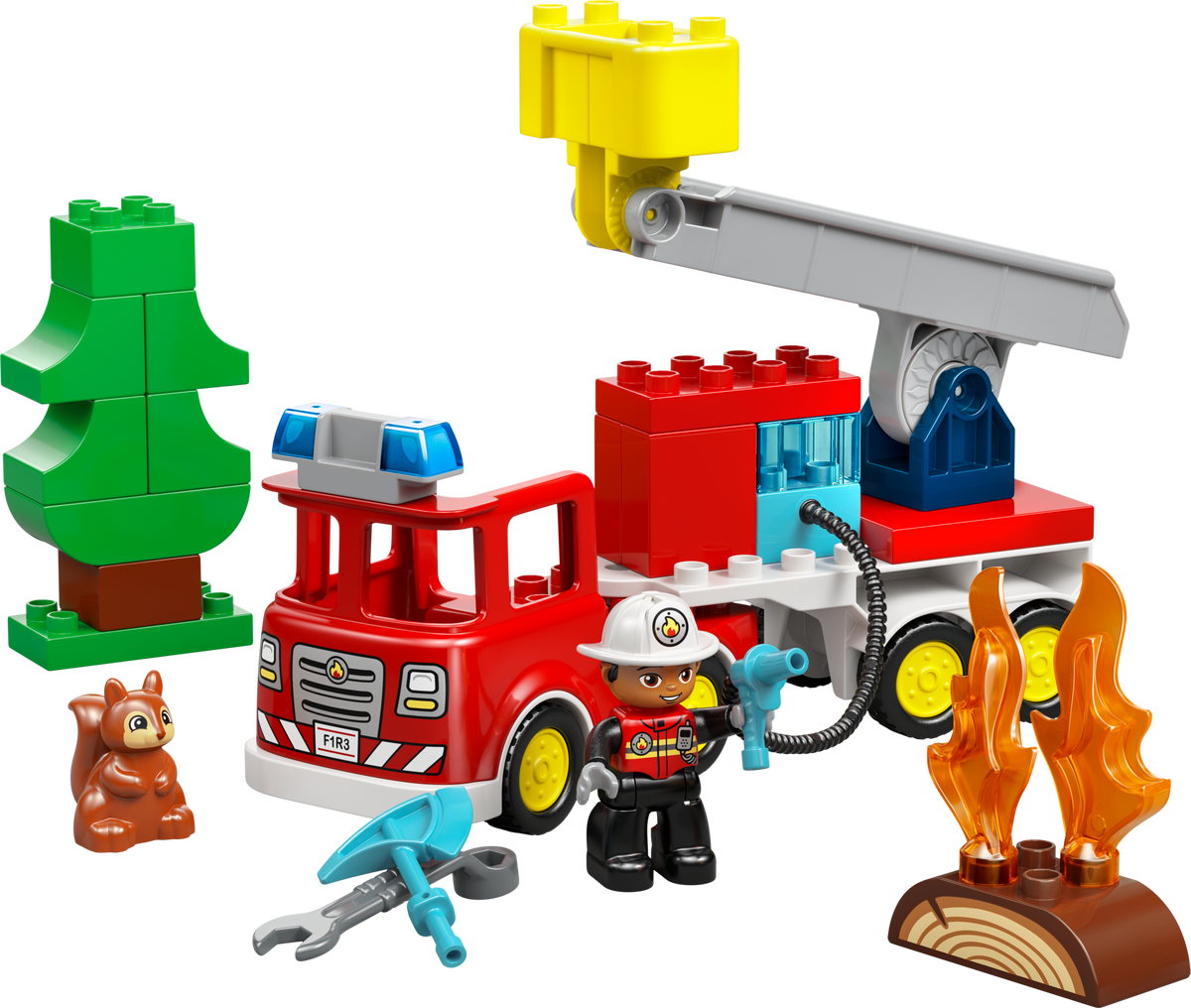 LEGO® Duplo 10473 Löschauto mit Schlauch und Feuerwehrmann – Modell
