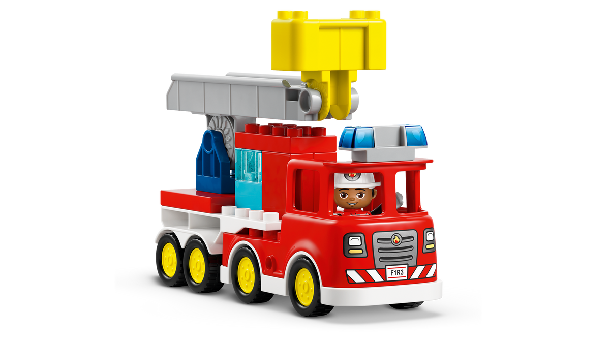 LEGO® Duplo 10473 Löschauto mit Schlauch und Feuerwehrmann – Detailansicht 2