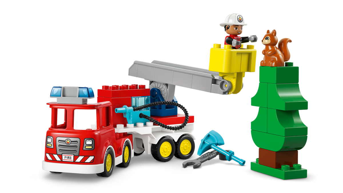 LEGO® Duplo 10473 Löschauto mit Schlauch und Feuerwehrmann – Detailansicht 4